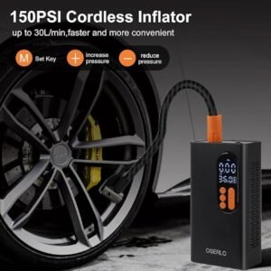 Wireless Inflator Car Portable Automatic Pumps Handheld Electric High Pressure Tire Car Pumps