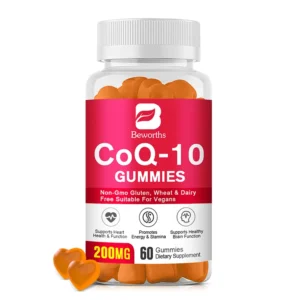 CoQ10 Gummies for Brain, Muscles, Thyroid, and Antioxidant | Coenzyme Q10 Supplement