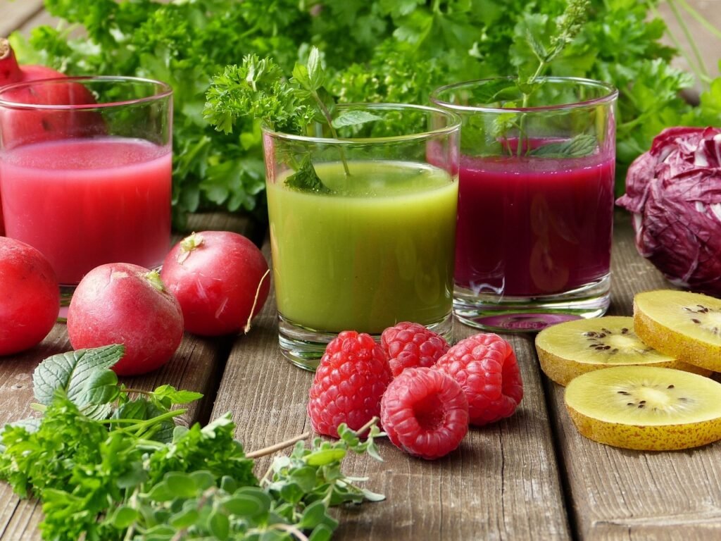 herbs, smoothies, juice