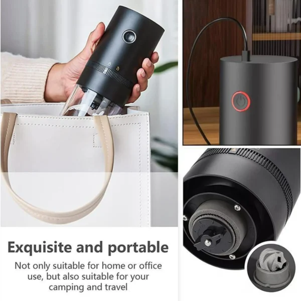 USB Rechargeable Portable Automatic Coffee Grinder