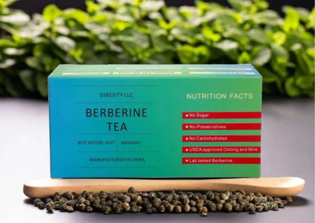 oolong mint berberine tea bags