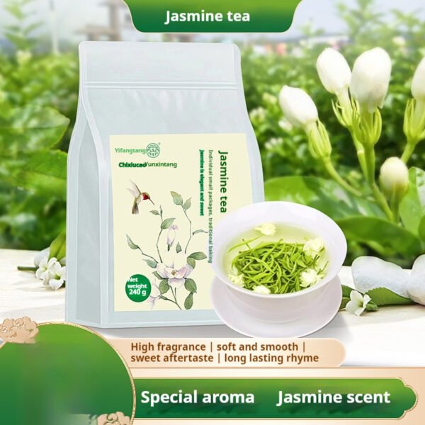 Premium Jasmine Tea - 240g | Aromatic Bliss with Jasmine Flowers & Tea Leaves