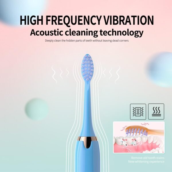 Toothbrush With Multi - Mode Selection And Seven - Brush - Head Cleaning Set - Image 10