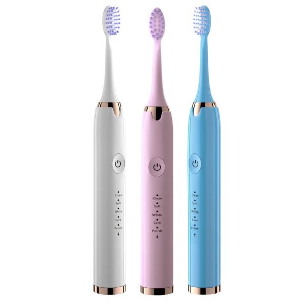 Toothbrush With Multi - Mode Selection And Seven - Brush - Head Cleaning Set - Image 6