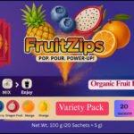 organic fruit zips fruit powder box