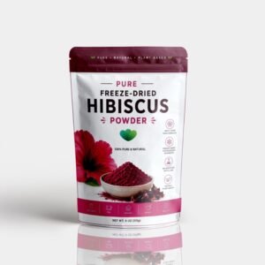 pure hibiscus powder front