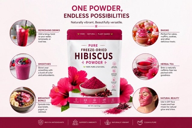 Unveiling the Benefits of Freeze Dried Hibiscus Powder